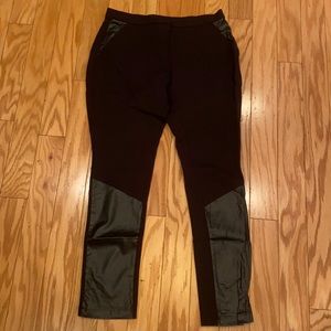 Black riding dress pant